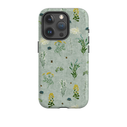 iPhone Tough Case - Song Bird Florals and Bees By Katherine Quinn