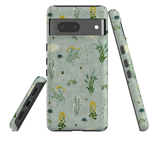 Google Tough Case - Song Bird Florals and Bees By Katherine Quinn