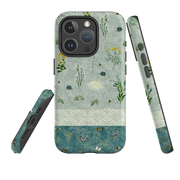 iPhone MagSafe Tough Case - Song Bird Florals and Bees 2 By Katherine Quinn