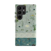 Samsung Tough  Case - Song Bird Florals and Bees 2 By Katherine Quinn