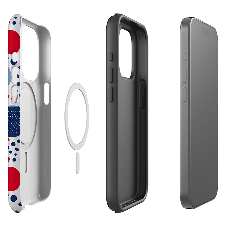 iPhone MagSafe Tough Case - Space Polka Dots III