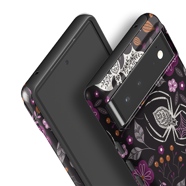 Google Tough Case -  SpiderBat Pattern Black By Jenny Zemanek