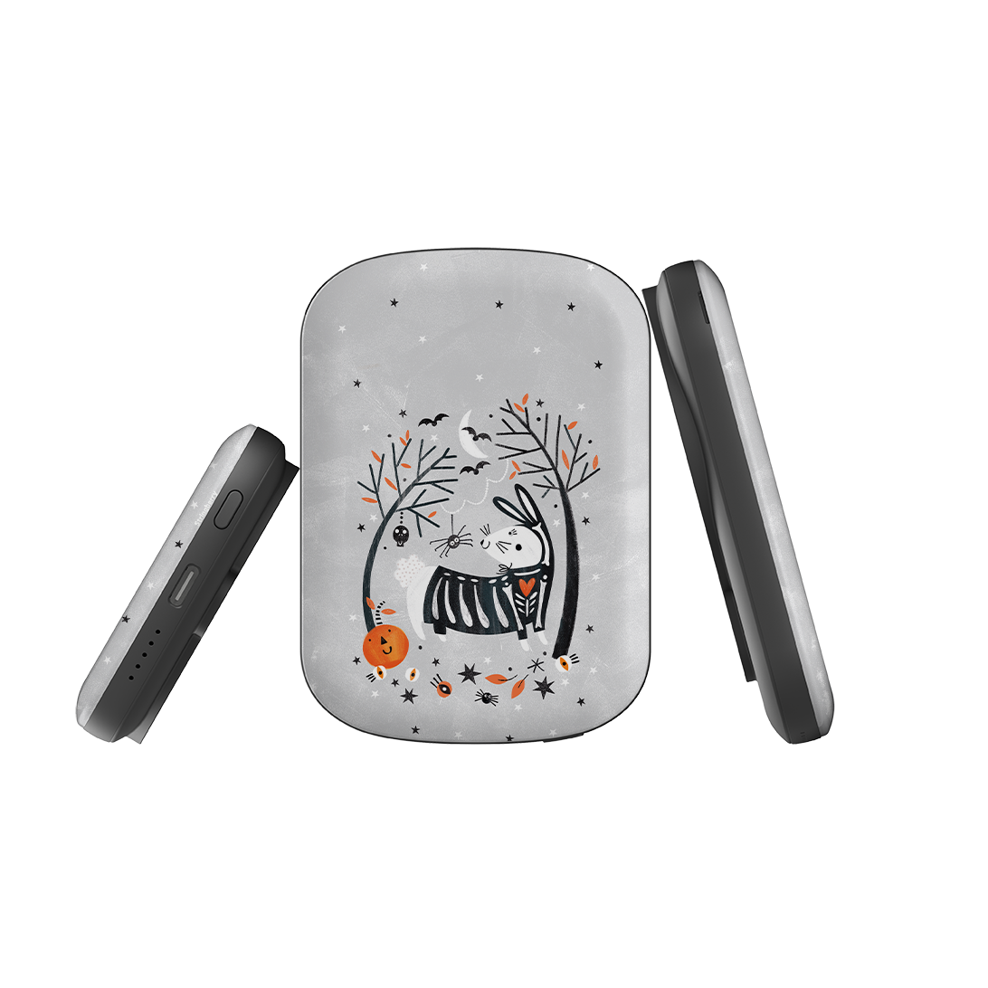 MagSafe Power Bank - Spooky Rabbit By Ali Brookes