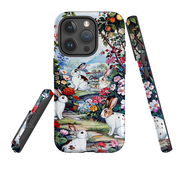 iPhone Tough Case - Spotted Rabbits