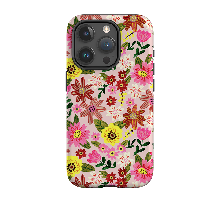 iPhone Tough Case - Spring Floral I By Caroline Bonne Muller
