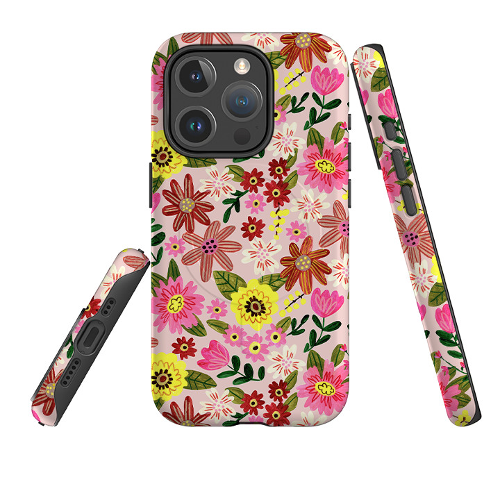 iPhone MagSafe Tough Case -  Spring Floral I By Caroline Bonne Muller