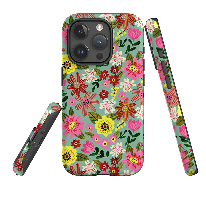 iPhone Tough Case - Spring Floral II By Caroline Bonne Muller