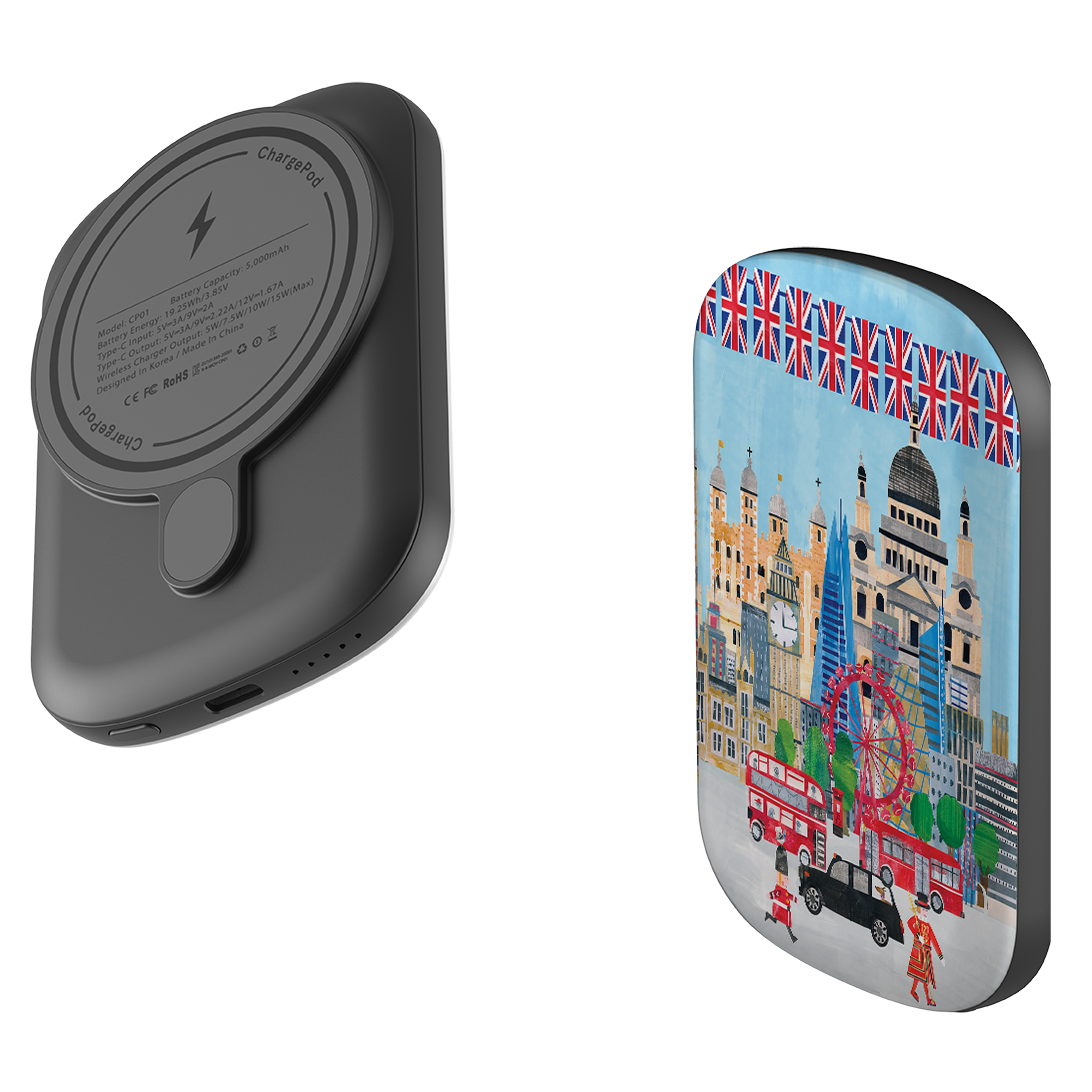 MagSafe Power Bank - Spring In London II By Tracey English