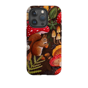 iPhone Tough Case - Squirrel Mushrooms By Bex Parkin