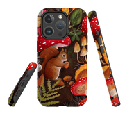 iPhone MagSafe Tough Case - Squirrel Mushrooms By Bex Parkin