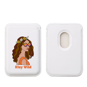 Stay Wild MagSafe Wallet- White