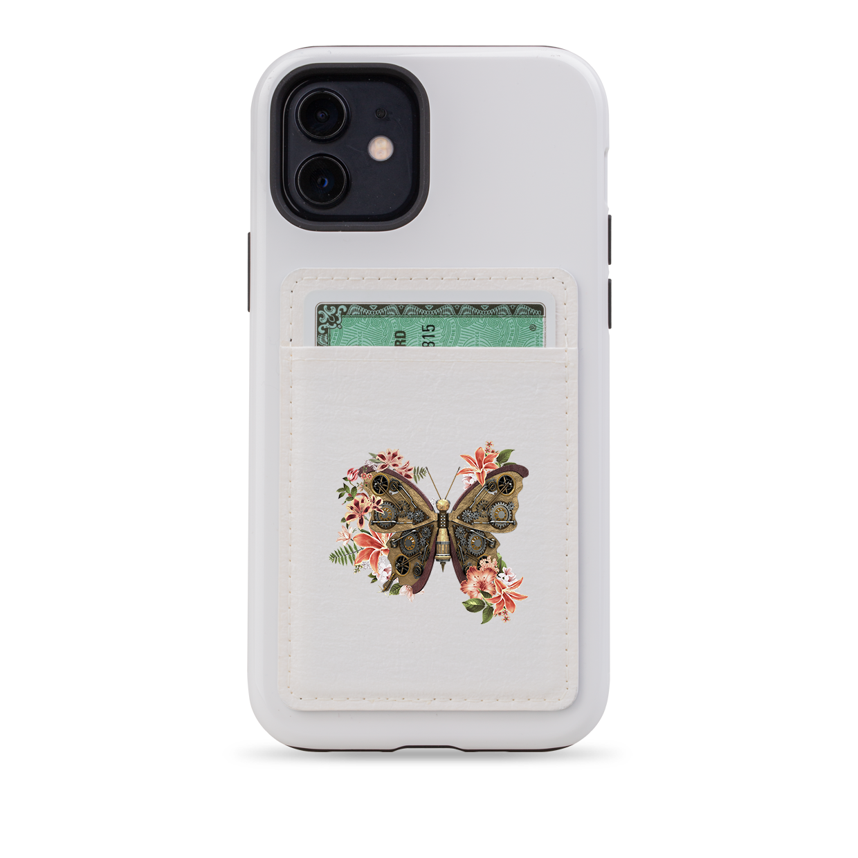 Street Monarch MagSafe Wallet- White