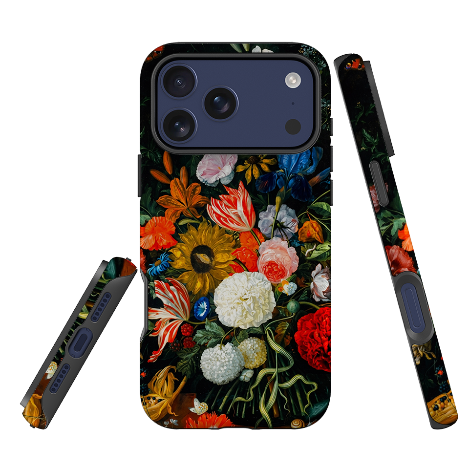 iPhone Tough Case - Still Life Tulip & Sunflower