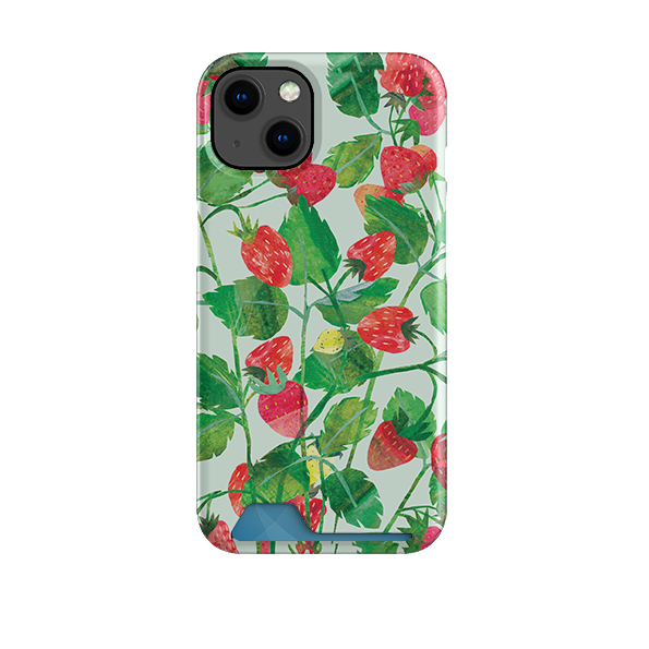 Strawberries Case and Card Case By Tracey English