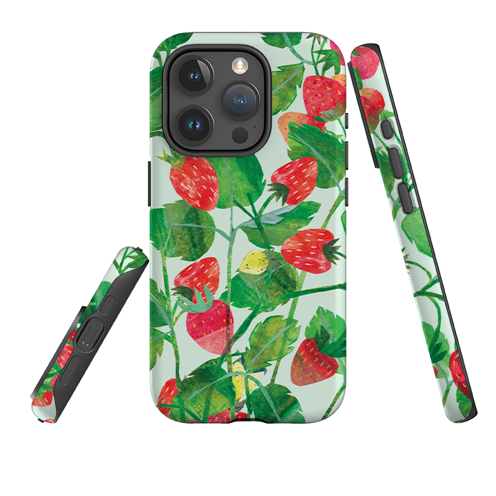iPhone Case - Strawberries By Tracey English