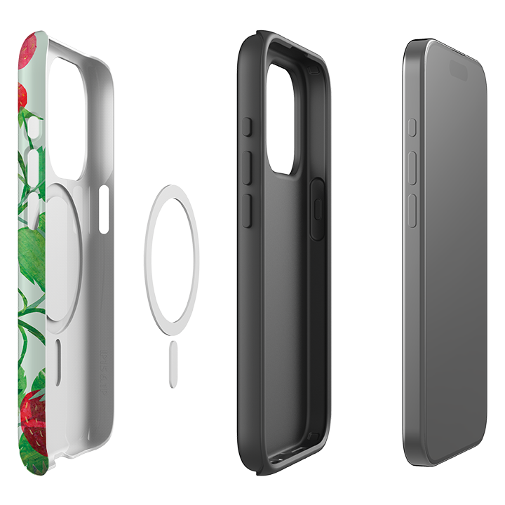 iPhone MagSafe Tough Case - Strawberries By Tracey English
