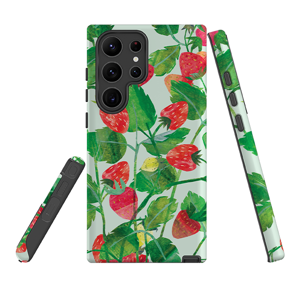 Samsung Tough  Case - Strawberries By Tracey English