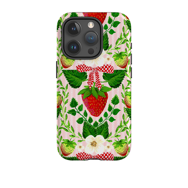 iPhone Case - Strawberries I By Abby Jacobs