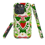 iPhone MagSafe Tough Case - Strawberries I By Abby Jacobs
