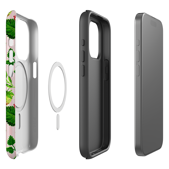 iPhone MagSafe Tough Case - Strawberries I By Abby Jacobs