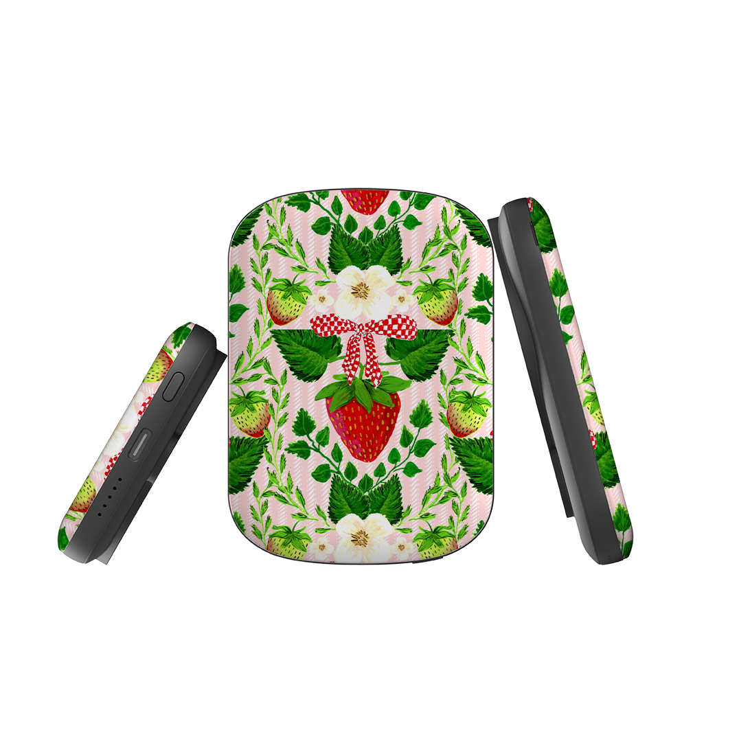 MagSafe Power Bank - Strawberries I By Abby Jacobs