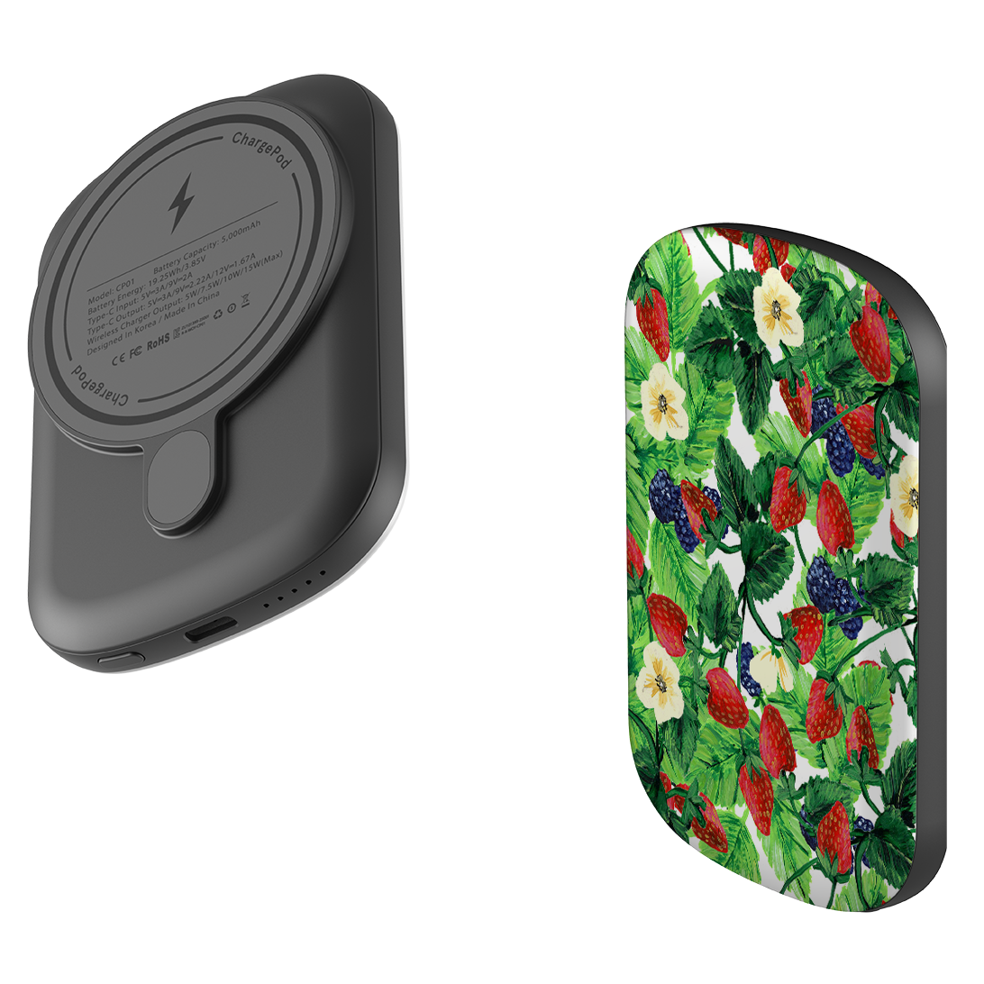 MagSafe Power Bank - Strawberries III By Abby Jacobs