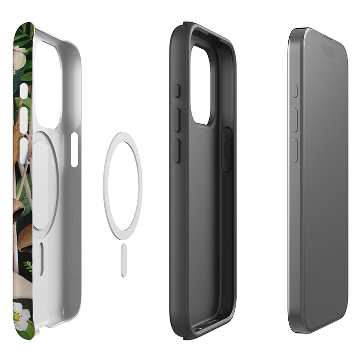iPhone MagSafe Tough Case - Strawberry Patch By Bex Parkin