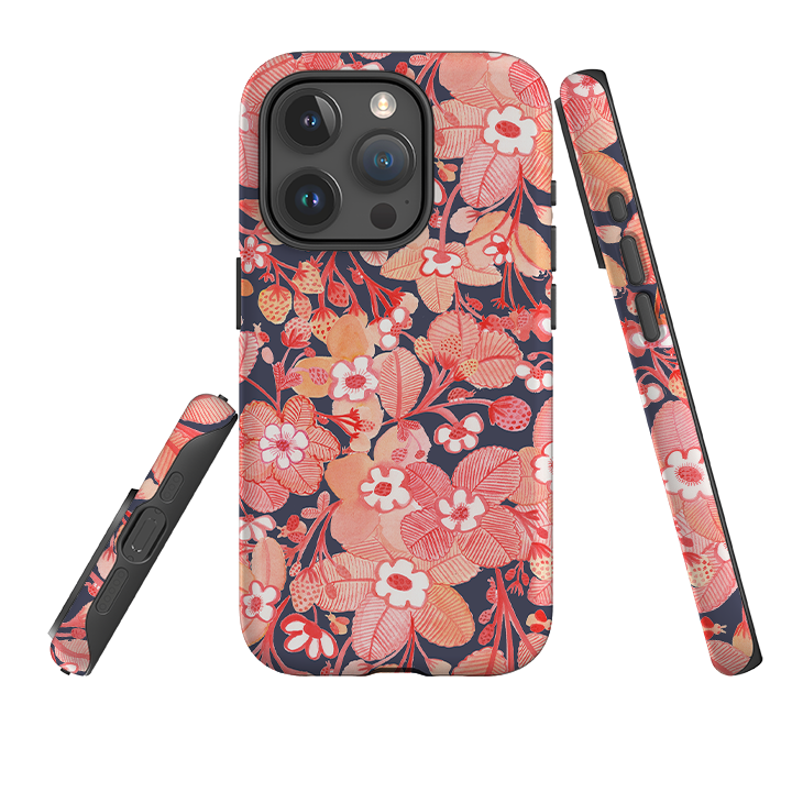 iPhone Tough Case - Strawberry Poem By Gabriela Larios