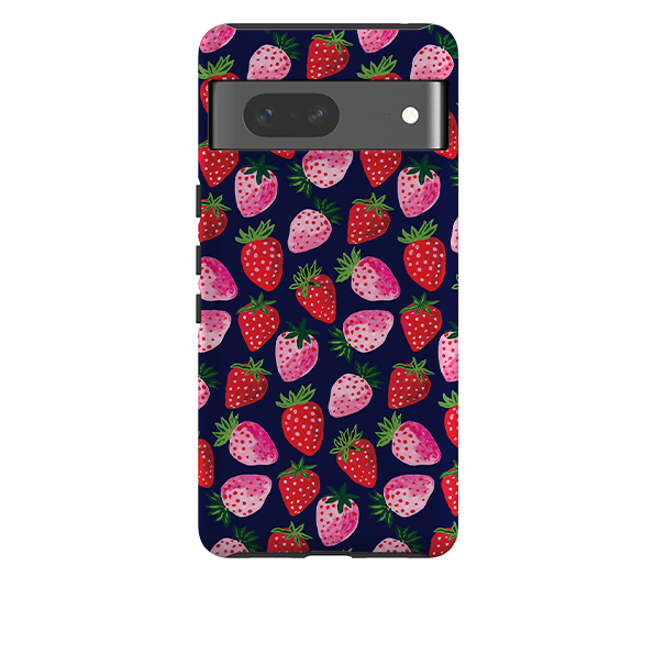 Google Tough Case - Strawberry Scatter Navy By Emma Frances Grant