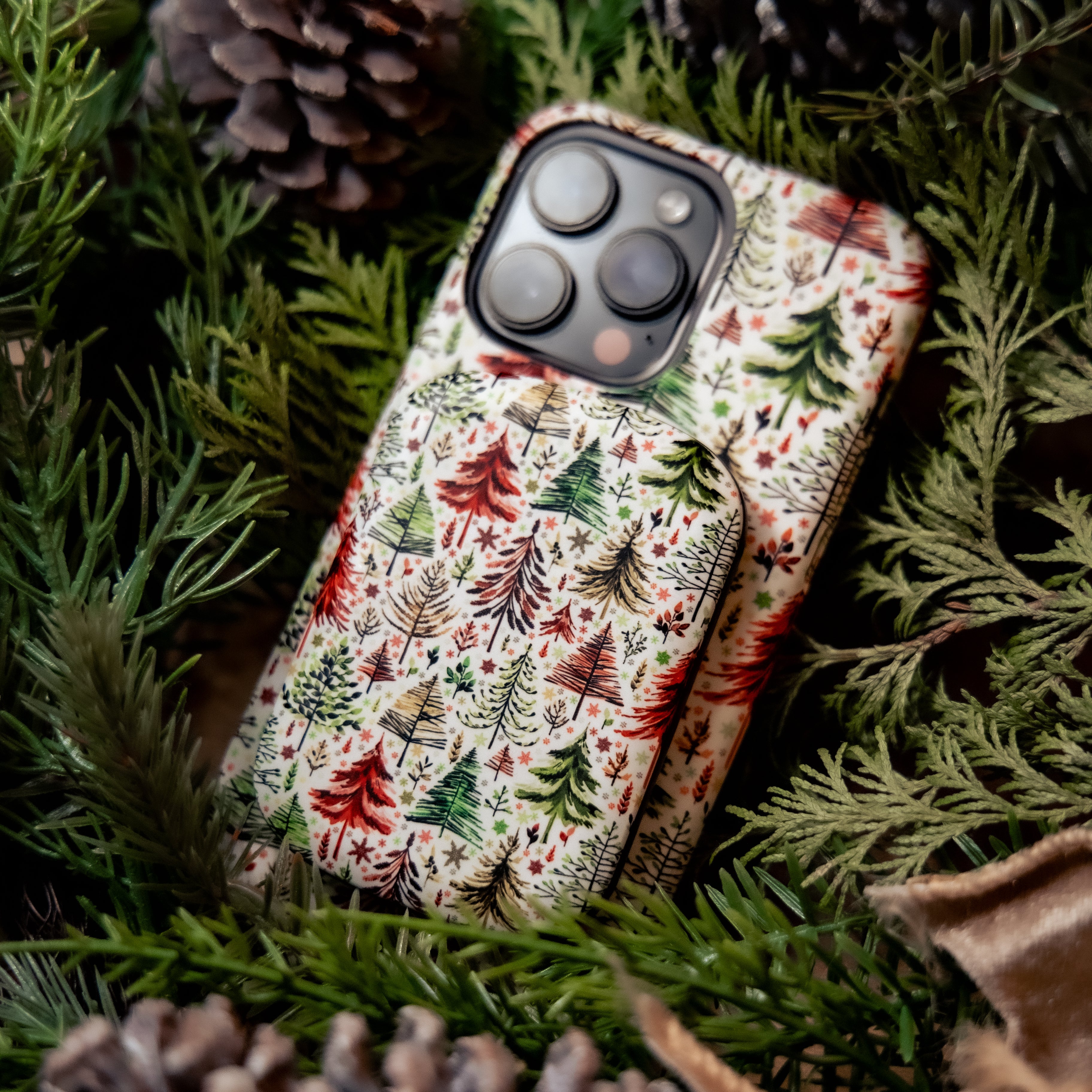 MagSafe Power Bank - Xmas Trees By Elisabeth Haager