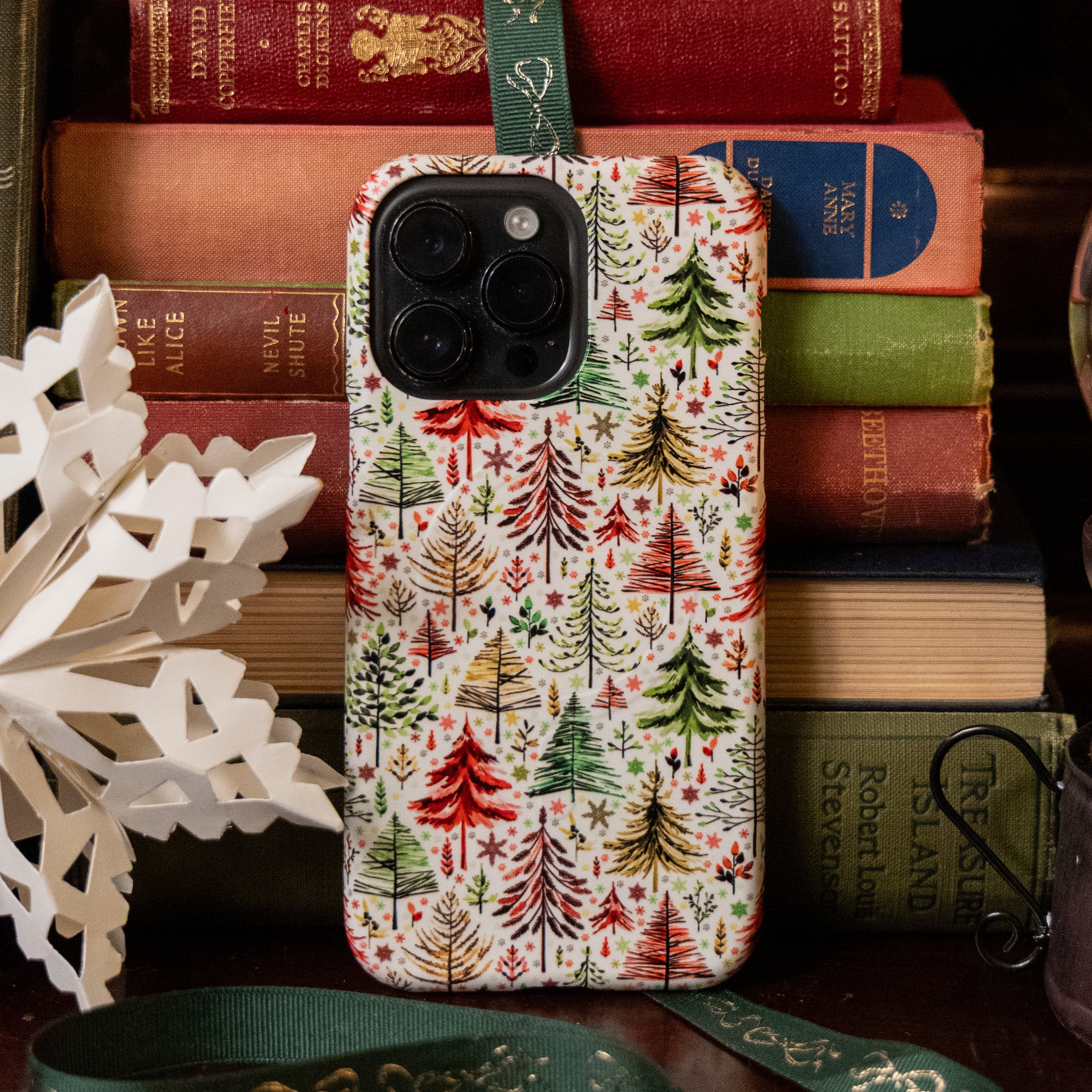 iPhone MagSafe Tough Case -  Xmas Trees By Elisabeth Haager