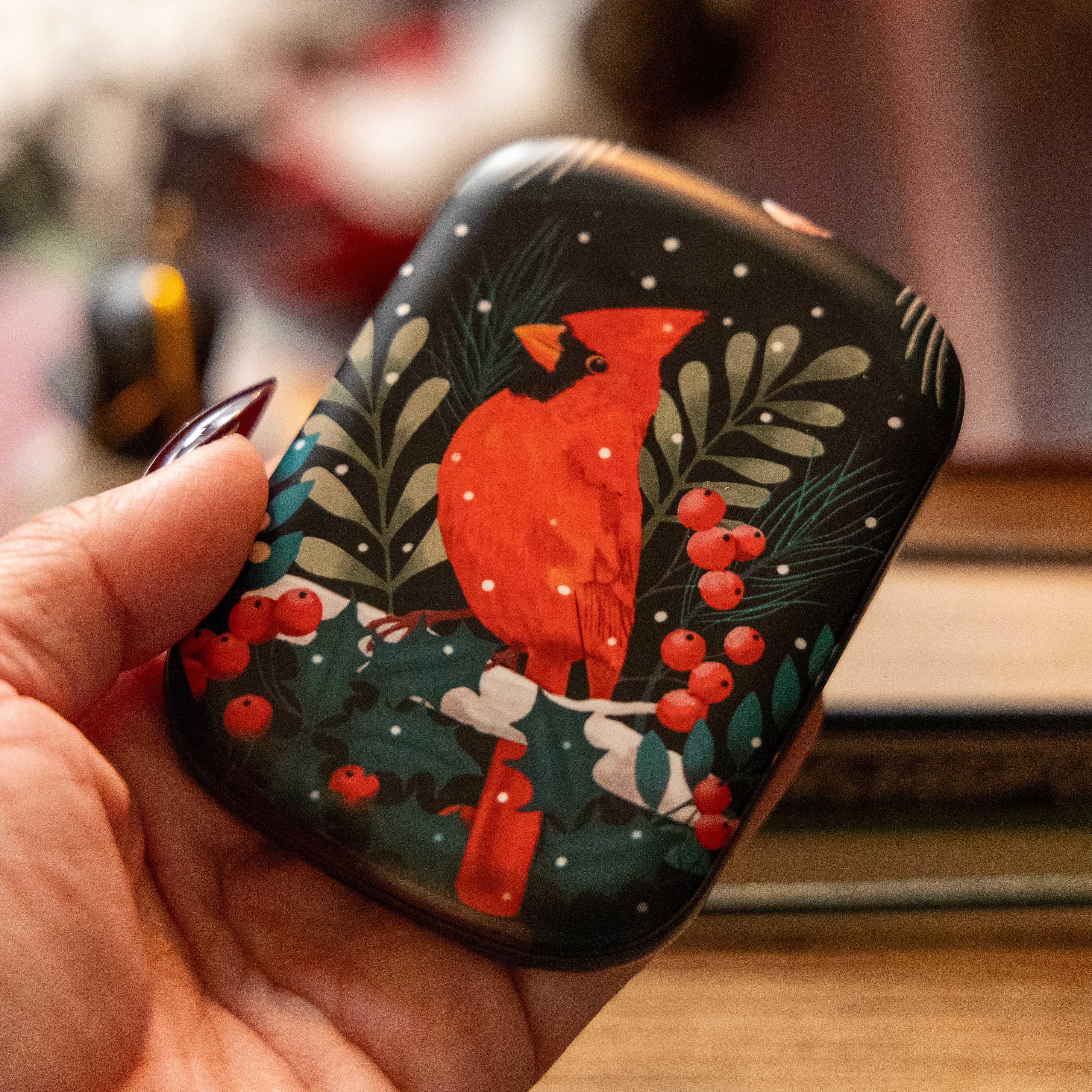 MagSafe Power Bank - Red Cardinal By Bex Parkin