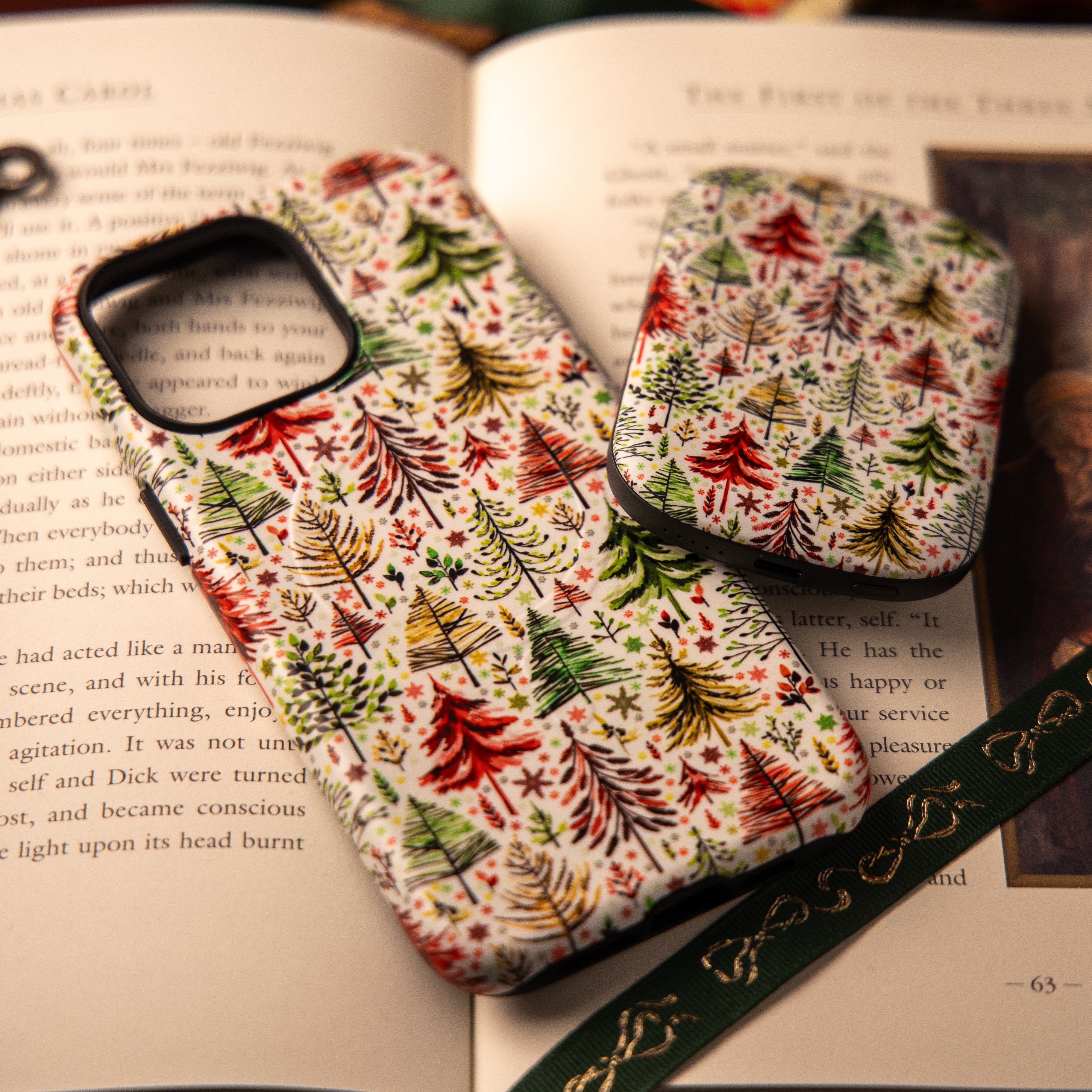 iPhone MagSafe Tough Case -  Xmas Trees By Elisabeth Haager