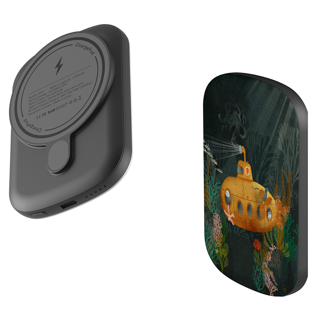 MagSafe Power Bank - Submarine By Katherine Quinn