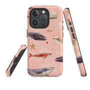 iPhone MagSafe Tough Case - Sugar Plum Whales By Katherine Quinn