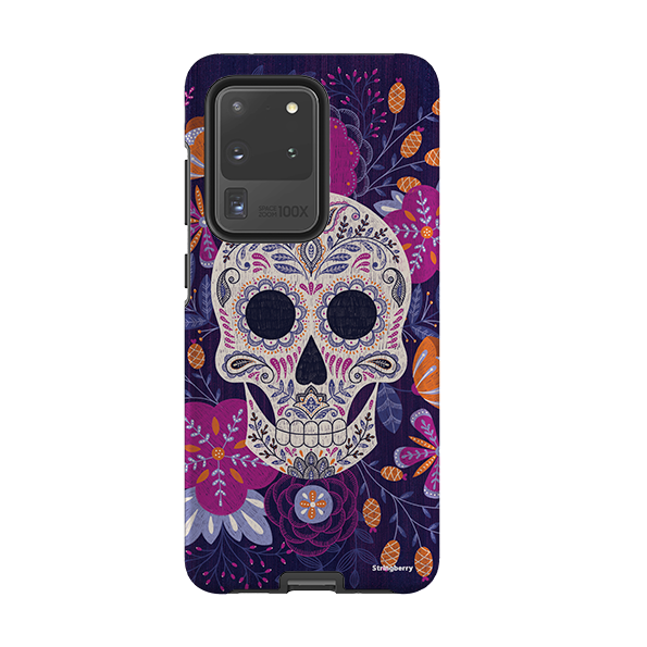Samsung Tough Case - Sugar Skull By Jenny Zemanek