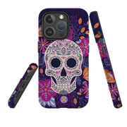 iPhone MagSafe Tough Case -  Sugar Skull By Jenny Zemanek
