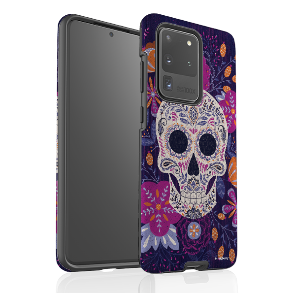 Samsung Tough Case - Sugar Skull By Jenny Zemanek