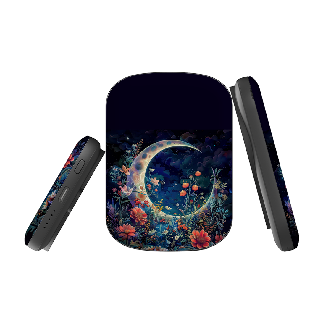 MagSafe Power Bank - Summer Moon Floral III