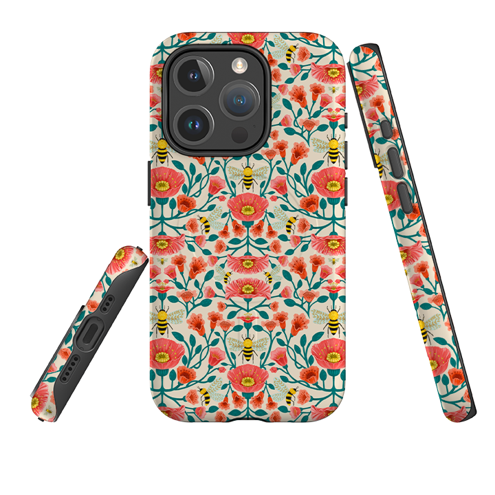 iPhone MagSafe Tough Case -  Summer Bees By Nina Pace