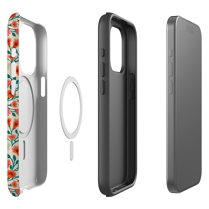 iPhone MagSafe Tough Case -  Summer Bees By Nina Pace