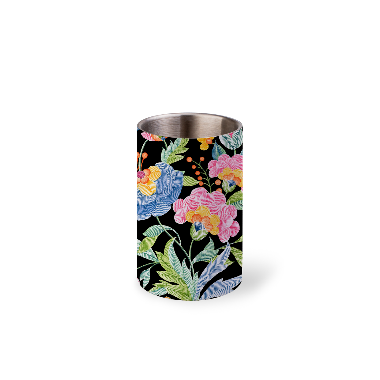 Summer Blossom Black Wine Chiller Bucket