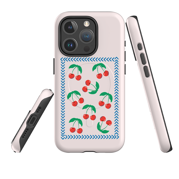 iPhone MagSafe Tough Case - Summer Cherries