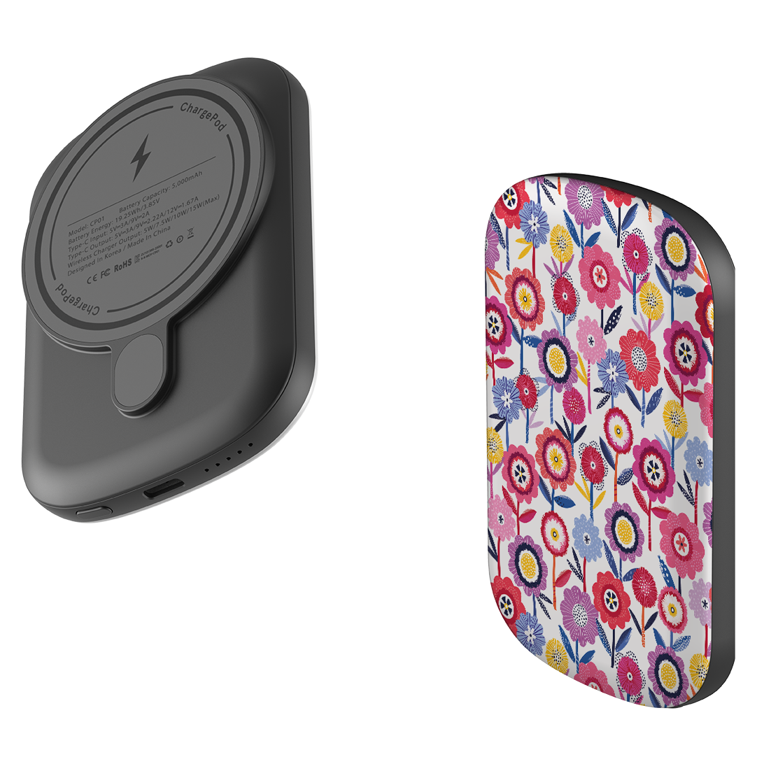 MagSafe Power Bank - Summer Garden I By Ali Brookes