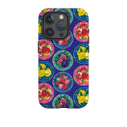 iPhone Tough Case - Summer Plates Blue By Emma Frances Grant