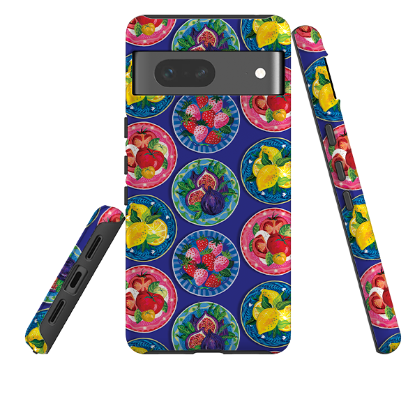 Google Tough Case - Summer Plates Blue By Emma Frances Grant