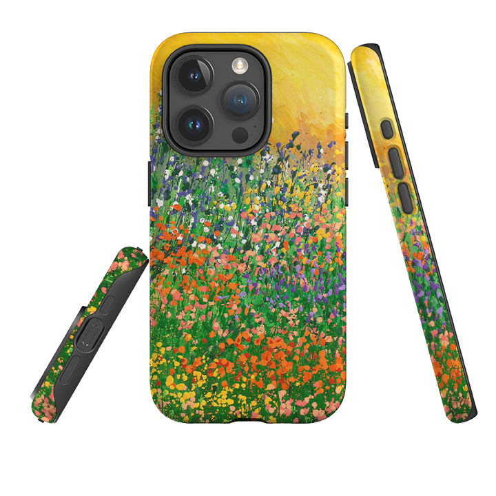 iPhone Tough Case - Sun Garden By Linda Calvert Jacobson
