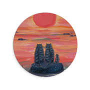 Sunset Cats Mouse Mat By Mary Stubberfield