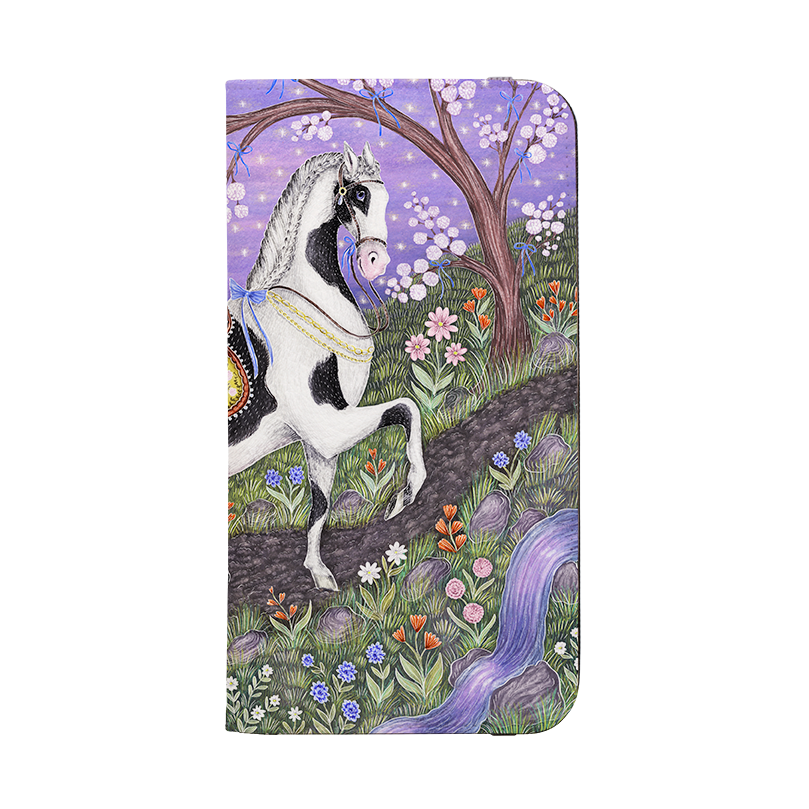 Sunset Steed Wallet Case By Catherine Rowe
