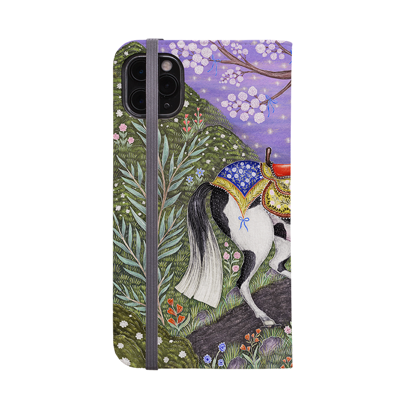 Sunset Steed Wallet Case By Catherine Rowe